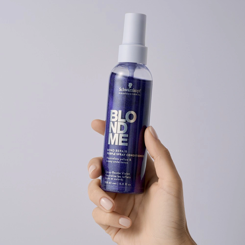 Schwarzkopf BlondMe Bond Repair Purple Spray Conditioner 150ml főképe